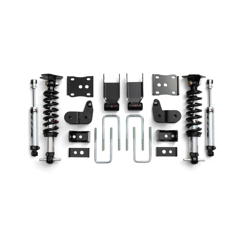 QA1 LK02-FF04 – 21-25 Ford F150 4WD Dual Adjustable Lowering Kit (3.5in-5.5in)