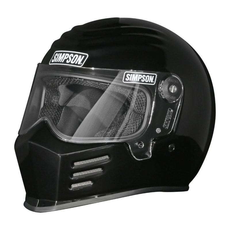 Simpson Motorcycle OB32LG – OUTLAW BANDIT 3.0 HELMET BLACK LARGE