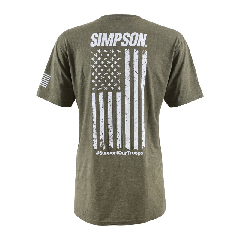 Simpson Safety 45023L – Simpson Racing Military Tee