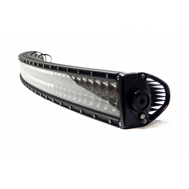 Southern Truck 74050 – 50.0 Inch LED Light Bar Double Row Curved Chrome Series Combo Flood/Beam 288W DT Harness 25,920 Lumens  Lifts