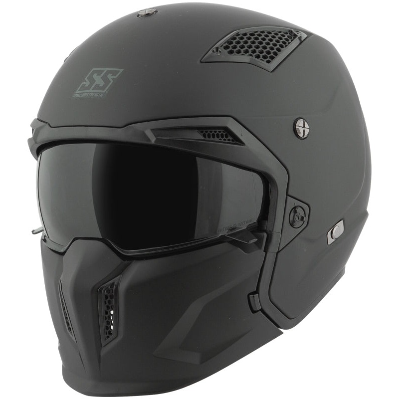 Speed and Strength 885540 – SS2400 Tough As Nails Helmet Black/White – 2XL