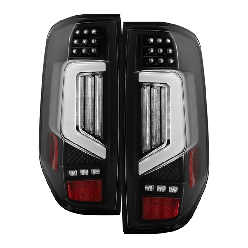Spyder 5089137 – LED Tail Lights; Greeting Light Show Animation; Parking Lights; LED Clear;
