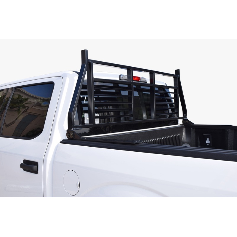 Steelcraft 90001 – 88-23 GM Fullsize, 97-24 Dodge Ram, 07-24 Toyota Tundra, 94-23 Ford F150, 17-24 Super Duty, 19-24 Ram 1500 All Black Head Ache Rack